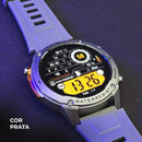 Smartwatch Brave Wearzone – Resistência Militar/5ATM Aprova de água do mar/ GPS Duplo e 170 Modos Esportivos