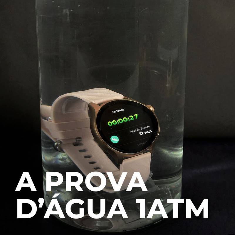 LIFE A PROVA D'ÁGUA 1 ATM AMOLED | BATERIA DE LONGA DURAÇÃO