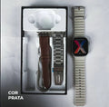 KIT WS-79 ULTRA 2 | Kit 3 pulseiras | Pulseira de Couro e Metal | Segunda geração