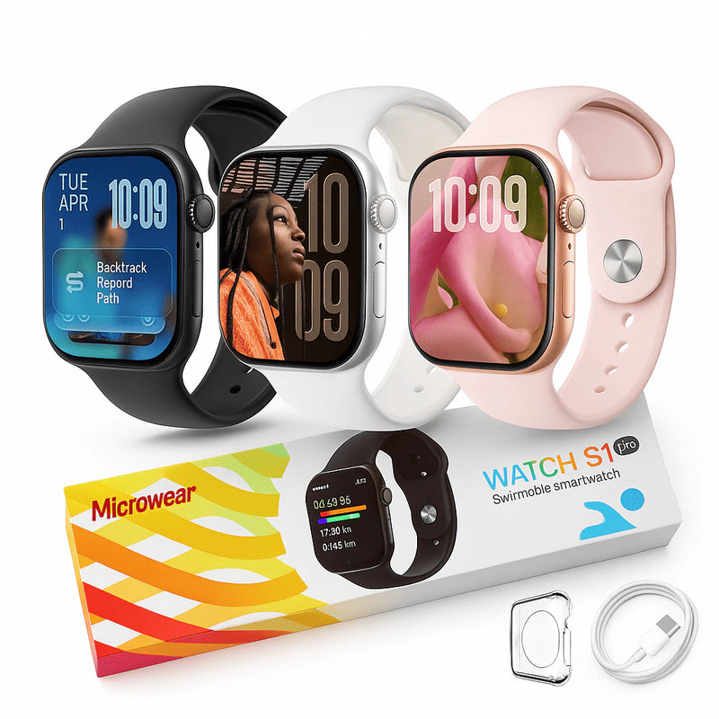 Smartwatch Microwear S11 Pro Série 11 AMOLED 2,02” – 2GB, WhatsApp no Pulso, IA Integrada e Monitor de Saúde Completo