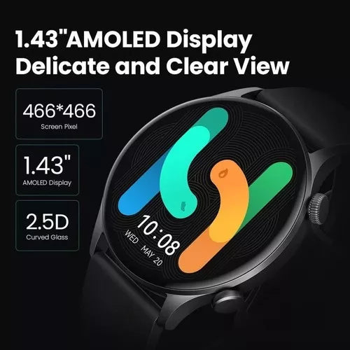 Smarwatch Haylou Solar Plus| Tela AMOLED 60HZ| IP68| BATERIA DE ATE 10 DIAS