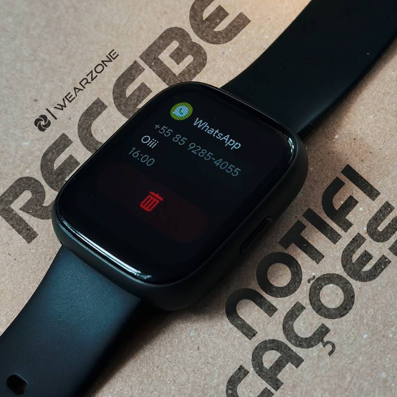 PULSE WEARZONE |Smartwatch para seu dia a dia|A PROVA D'ÁGUA, ALEXA integrada, Até 7 Dias de Bateria