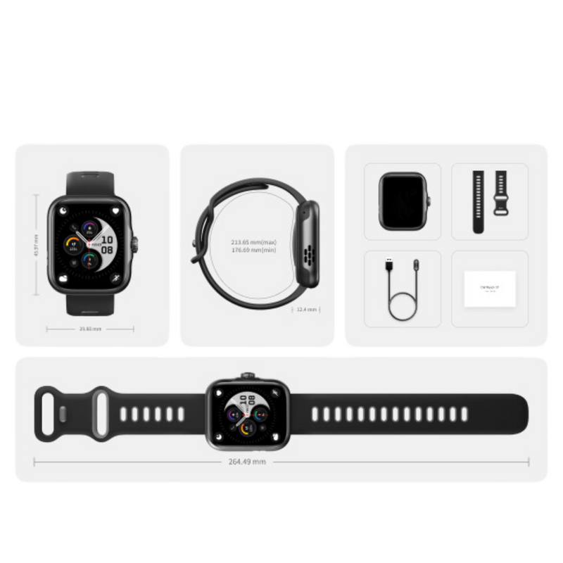 ACTION WEARZONE | Smartwatch Esportivo | A PROVA D'ÁGUA, GPS integrado e 7 Dias de Bateria