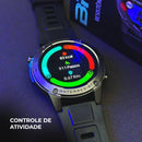 Smartwatch Brave Wearzone – Resistência Militar/5ATM Aprova de água do mar/ GPS Duplo e 170 Modos Esportivos