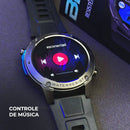 Smartwatch Brave Wearzone – Resistência Militar/5ATM Aprova de água do mar/ GPS Duplo e 170 Modos Esportivos